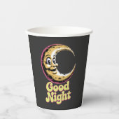 グッドナイトレトロムーン 紙コップ (正面)