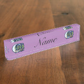 グッドナイト三日月サンダー_コーブ デスクネームプレート (側面)