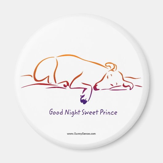 グッドナイト・スウィート・プリンス・マグネット マグネット (正面)
