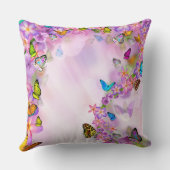 グッドナカラフルイトチョウズベビーことわざ クッション (裏面)