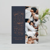 グッドニュース天国フォイルホリデーカード 箔シーズンカード (立ち正面)