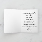 グッドニュース誕生日グリーティングカード カード (内部)