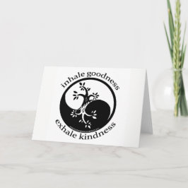 グッドネスカー空白のドの挿入 サンキューカード