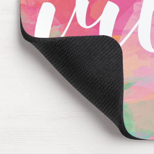 グッドバイブオンリー肯定引用文水彩 マウスパッド (コーナー)