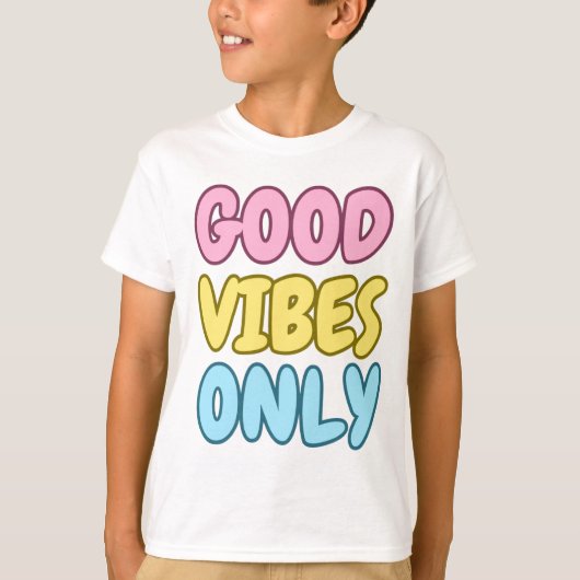 グッドバイブス限定キッズTシャツ Tシャツ (正面)