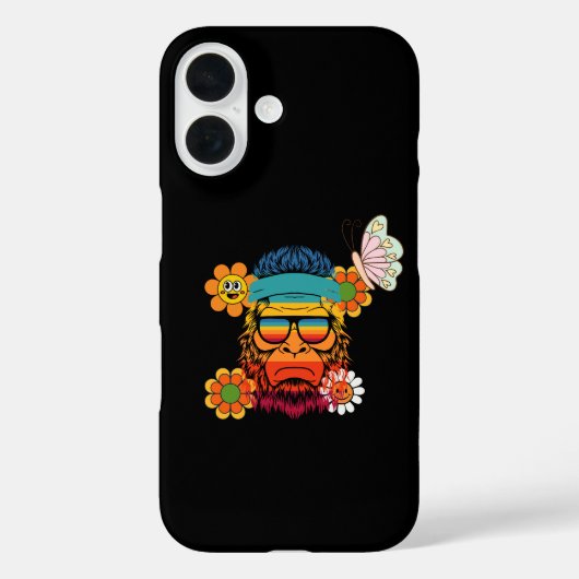 グッドバイブス イラストレーション タイポグラフィ Case-Mate iPhoneケース (裏面)