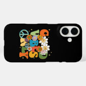 グッドバイブス イラストレーション タイポグラフィ Case-Mate iPhoneケース (裏面 (横))