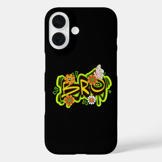 グッドバイブス イラストレーション タイポグラフィ Case-Mate iPhoneケース (裏面)