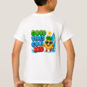 🌞 グッドバイブス クールキッド サマー ボーイズ 🌊 Tシャツ (裏面)