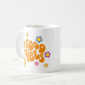 グッドバイブス コーヒーマグカップ (正面左)