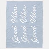 グッドバイブス シェルパ フリース スローケット (正面)