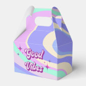 グッドバイブス レトロ ディスコ ブライダル シャワー ギフト ボックス (裏面サイド)