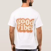 グッドバイブス レトロ Tシャツ (裏面)