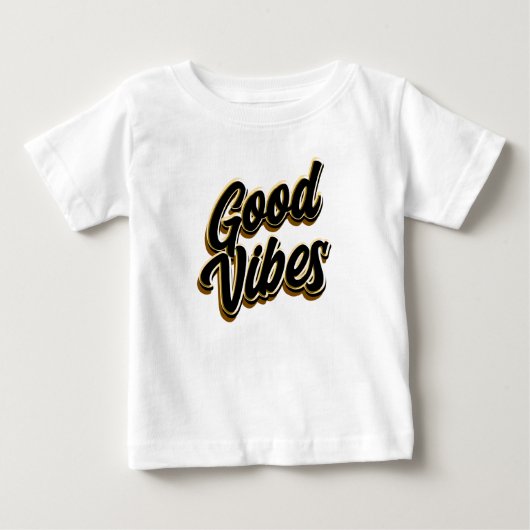 グッドバイブスTシャツ ベビーTシャツ (正面)