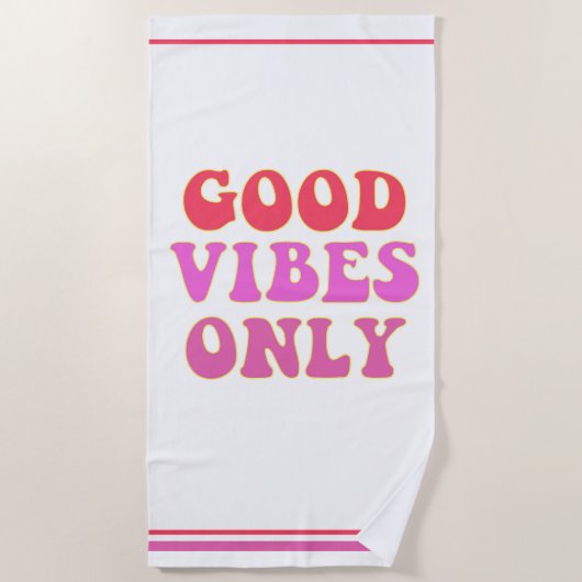 グッドビブのみ- VSCOガールズ ビーチタオル (正面)