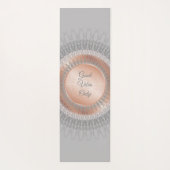 グッドビブオンリーバラ金ゴールド曼荼羅 ヨガマット (裏面)