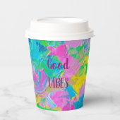 グッドビブスカラフル 紙コップ (正面)