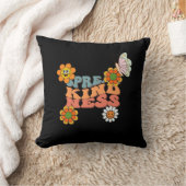 グッドビベスイラストレーションタイポグラフィ クッション (ブランケット)