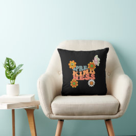 グッドビベスイラストレーションタイポグラフィ クッション