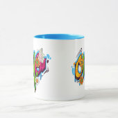 グッドビベスイラストレーションタイポグラフィ マグカップ (中央)