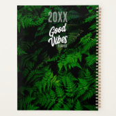 グッドビベスグリーンリーフデザイン プランナー手帳 (裏面)