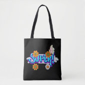 グッドビベスタイポグラフィ トートバッグ (正面)