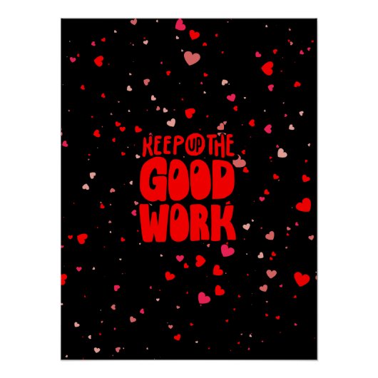 グッドビベスタイポグラフィ ポスター (正面)