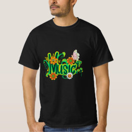 グッドビベスタイポグラフィ Tシャツ