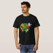 グッドビベスタイポグラフィ Tシャツ (正面フル)