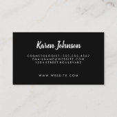 グッドビベス/トレンディーフォント 名刺 (裏面)