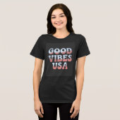 グッドビベスUSA トライブレンドＴシャツ (正面全面)