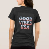 グッドビベスUSA トライブレンドＴシャツ (裏面)