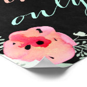 グッドビーブオンシャルボード引用文アート ポスター (角)