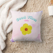 グッドビーブオンリーイエローハイビスカス クッション (ブランケット)