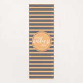 グッドビーブオンリーオレンジ&ブルータイポグラフィ引用文 ヨガマット (正面)