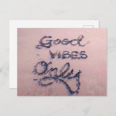 グッドビーブスのみビーチと砂 ポストカード (正面/裏面)