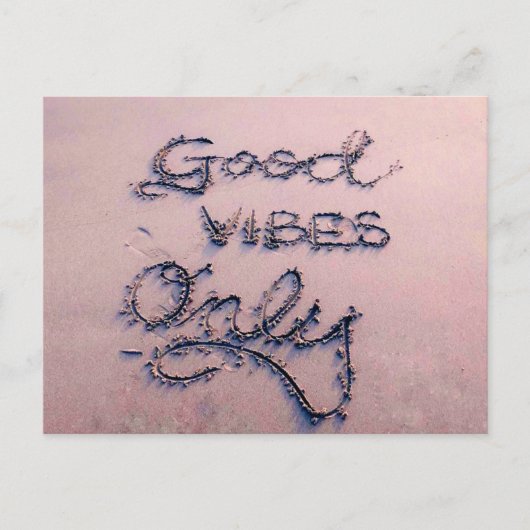 グッドビーブスのみビーチと砂 ポストカード (正面)