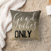 グッドビーブスのみモダングリッターエレガントスパークル クッション (ブランケット)