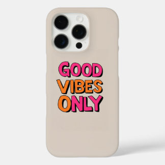 グッドビーブスオンリーはっきりしたタイポグラフィ iPhone 16 PROケース