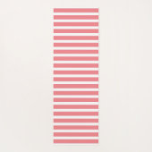 グッドビーブスオンリーコーラルアンドホワイトタイポグラフィ引用文 ヨガマット (裏面)