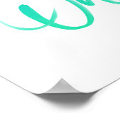 グッドビーブスオンリータイポグラフィアートプリント ポスター (角)