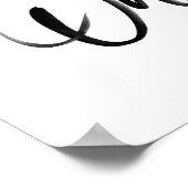 グッドビーブスオンリータイポグラフィアートプリント ポスター (角)