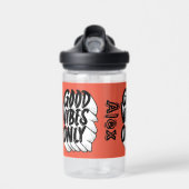 グッドビーブスオンリー名前をカスタムする ウォーターボトル (正面)