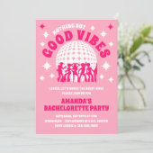 グッドビーブスグルーヴィーピンクバチェロレッテ 招待状 (スタンド正面)