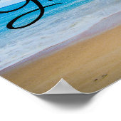 グッドビーブスシーニックトロピカルビーチ ポスター (角)