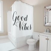 グッドビーブスハッピーアップフィッ感動的トニューエイジ シャワーカーテン (インサイチュ)