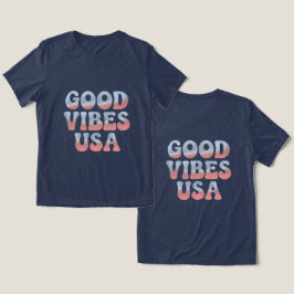 グッドビーブスUSAネイビーブルー トライブレンドTシャツ