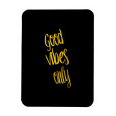 グッドビーブズのみ引用文金ゴールドフォイルフェイクビブ引用文 マグネット (縦)