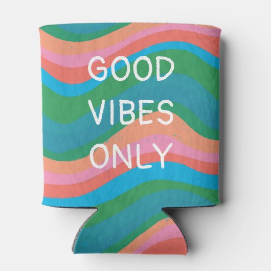 グッドビーブズオンリー可愛いカラフルおもしろい 缶クーラー (裏面)