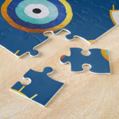 グッドビーブズハンググッドラック悪い目のパズル ジグソーパズル (側面)